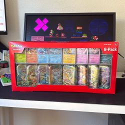 Pokemon Prismatic Mini Tins 8 Pack + Promos