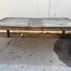 Large Outdoor Wood Table