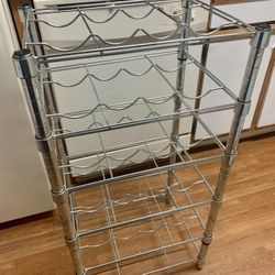 6 Tier Metal Wine Rack