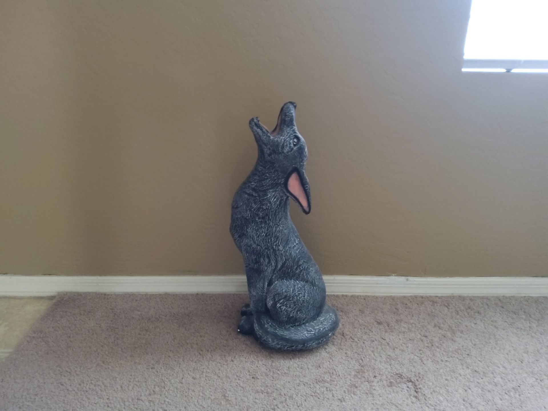 Floor Standing Coyote Decor
