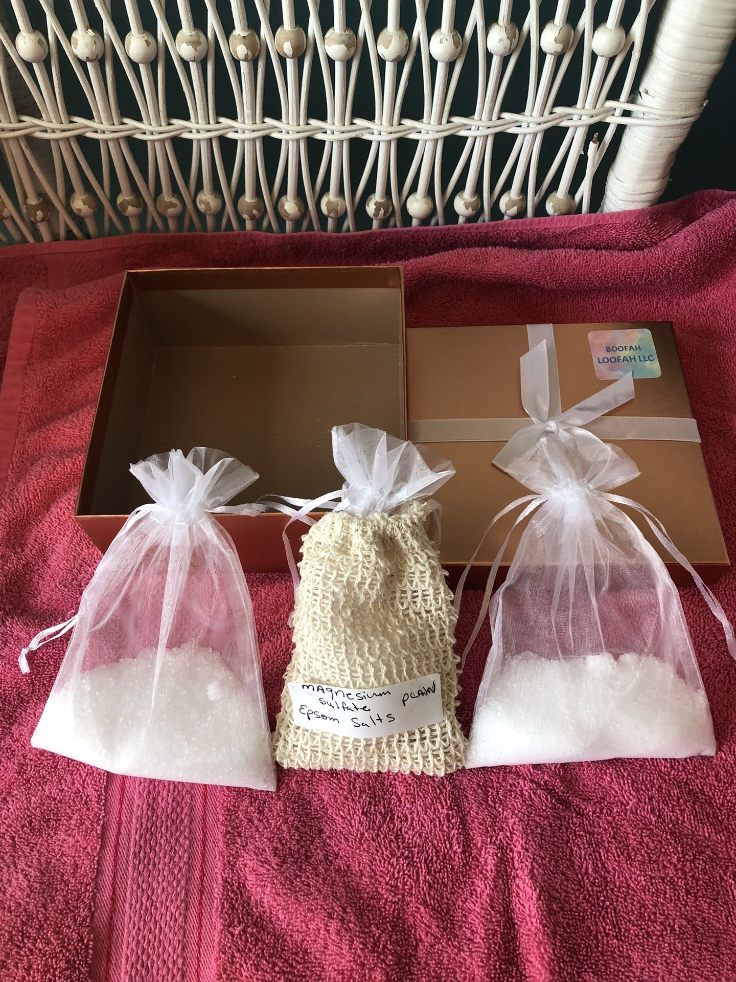 Boofah Loofah My New Product For Epsom Salts And Loofah In The Shower GreatFor Persons That Have Had Joint Replacement Or Trauma And Can’t Get In Tub