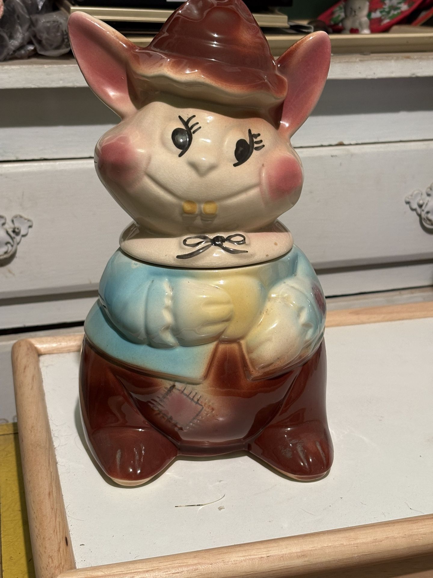 Vintage Mr Rabbit Cookie. Jar
