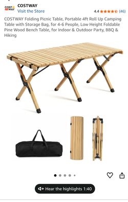 COSTWAY Foldable Picnic Table