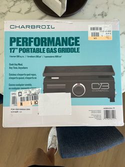 NEW Char-Broil Performance 17" Portable Gas Griddle