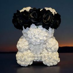 Large Rose Bear