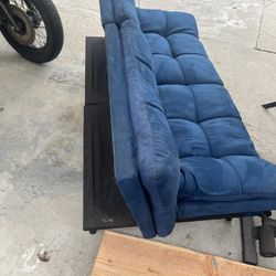 Blue Futon