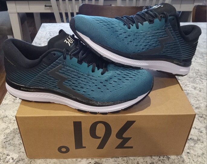 100% AUTHENTIC Men's °361 Meraki IV 4 Ultra FoamLite Premium Trainers size 9.5 New In Box $45