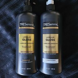 $6 For Both - Tresemme Lamellar Gloss Shampoo And Conditioner Set