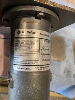 GE Tachometer Generator 