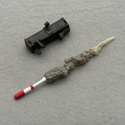 Mezco One:12 Black Skull Death Brigade - Rocket Launcher & Effect 1:12 Scale
