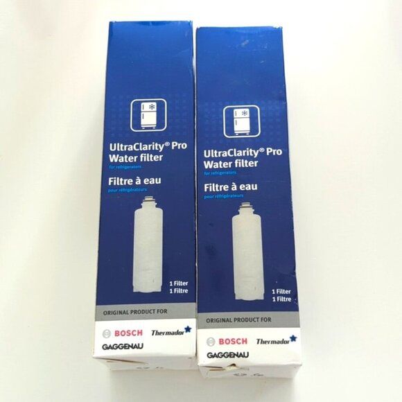 2 Bosch UltraClarity Pro Water Filter For Refrigerator - New