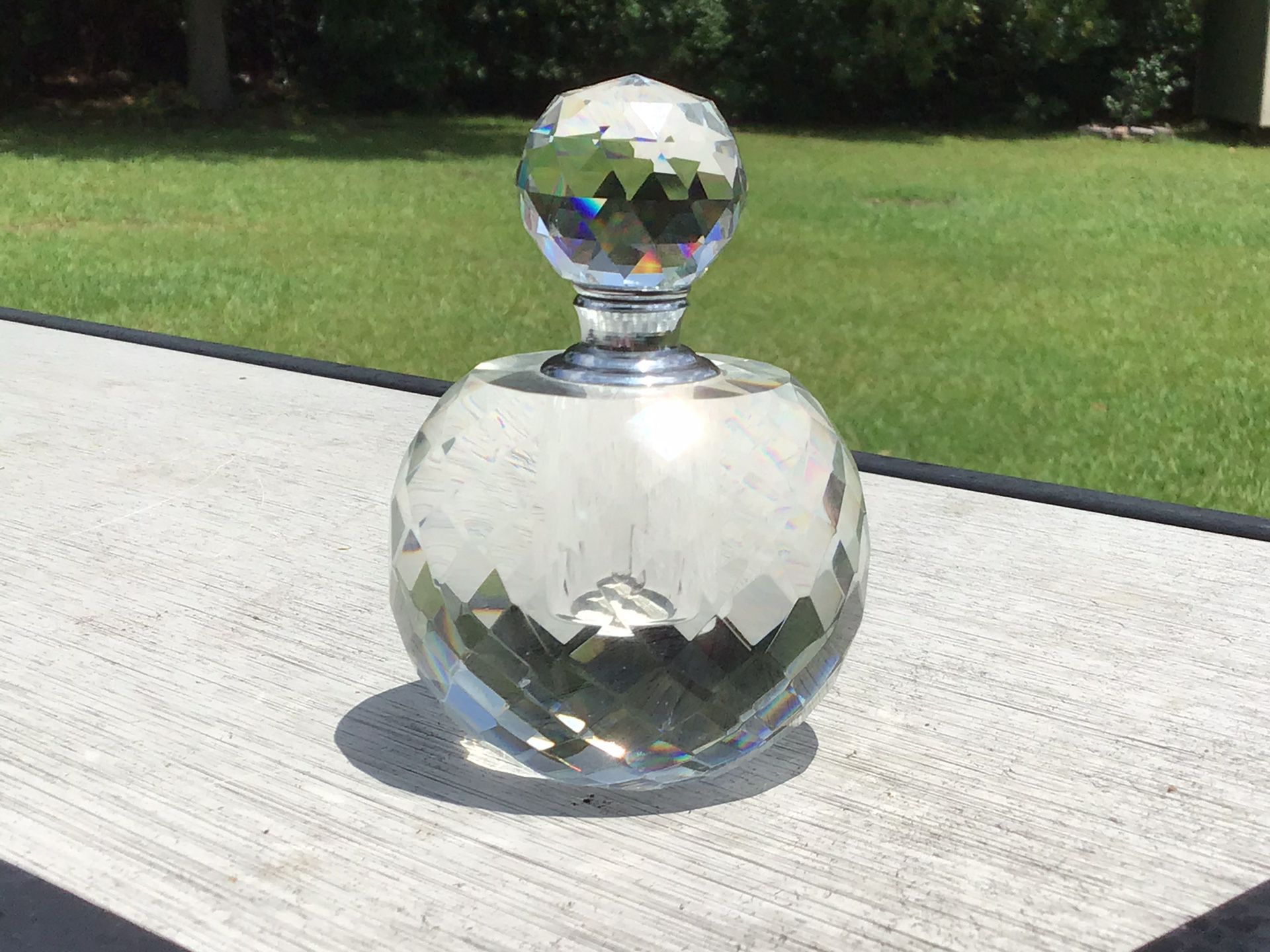 Vintage Mikasa Crystal Perfume Bottle 