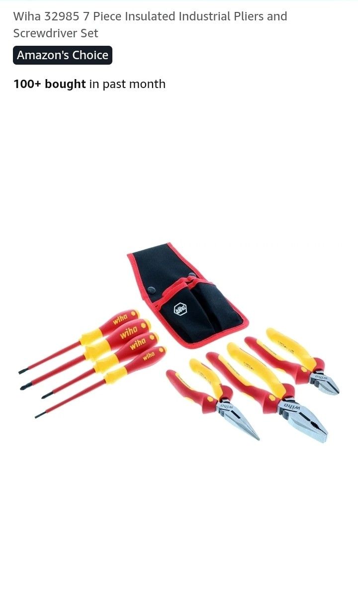 Wiha Insulated Tool Set.