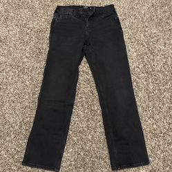 Black Hollister Straight Jeans, 29x30