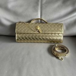Gold clutch Purse 