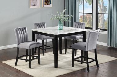 $0 Down! Modern Counter Height Dining Set