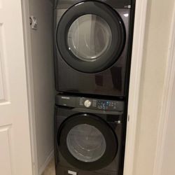 Dark Gray Washer And Dryer 
