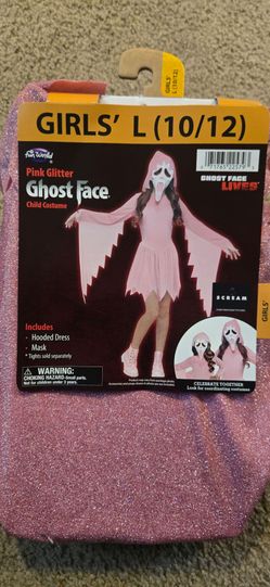 Pink Ghost Face Costume