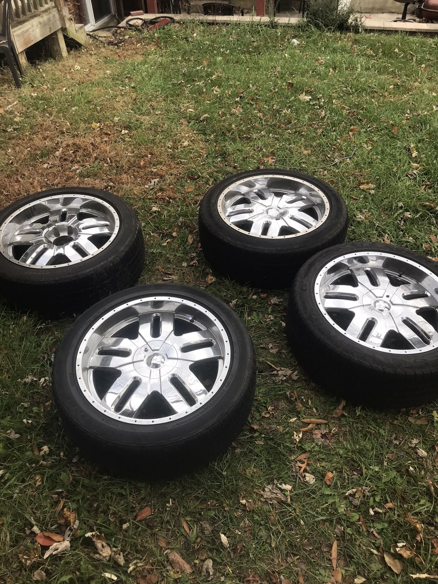 22” Rims/Wheels with tires