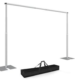 10x10ft Heavy Duty Backdrop Stand, Adjustable Pipe and Drape Stand