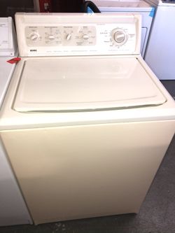 Used kenmore Elite washer. 1 year warranty