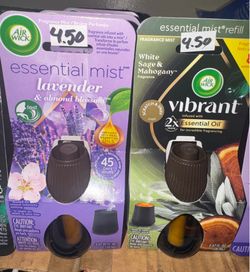 Air Wick Essential Mist Oil $4.50 each