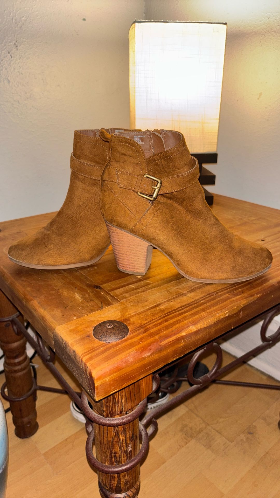 suede ankle boots