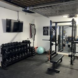 Full Gym Set Up (Rogue Fitness, Tru Grit) 