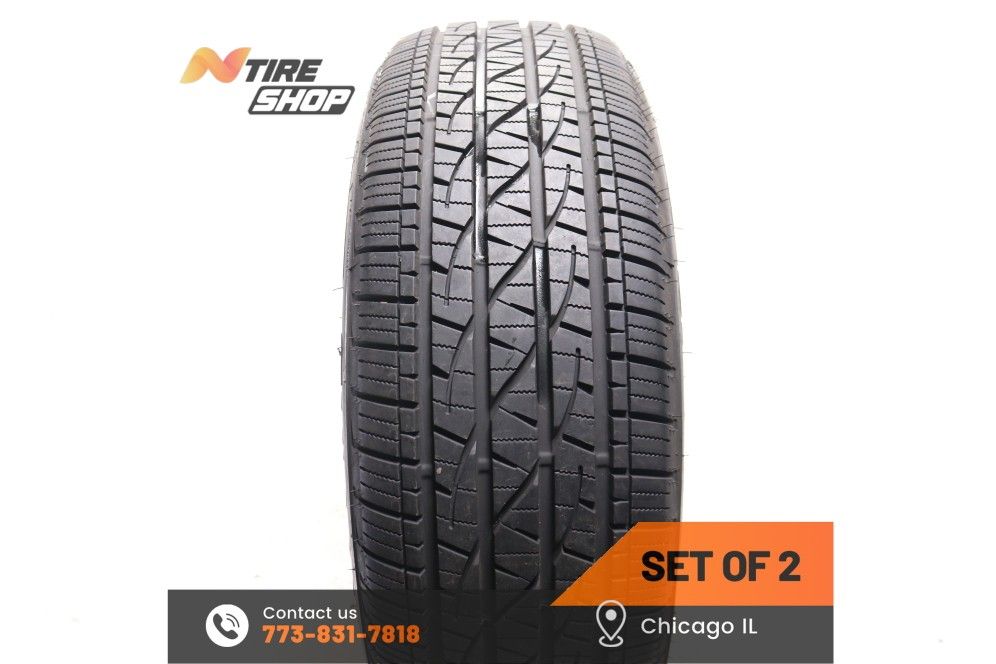 Set of 2 Used  10/32    235/55R20  102H  Firestone  Destination LE3