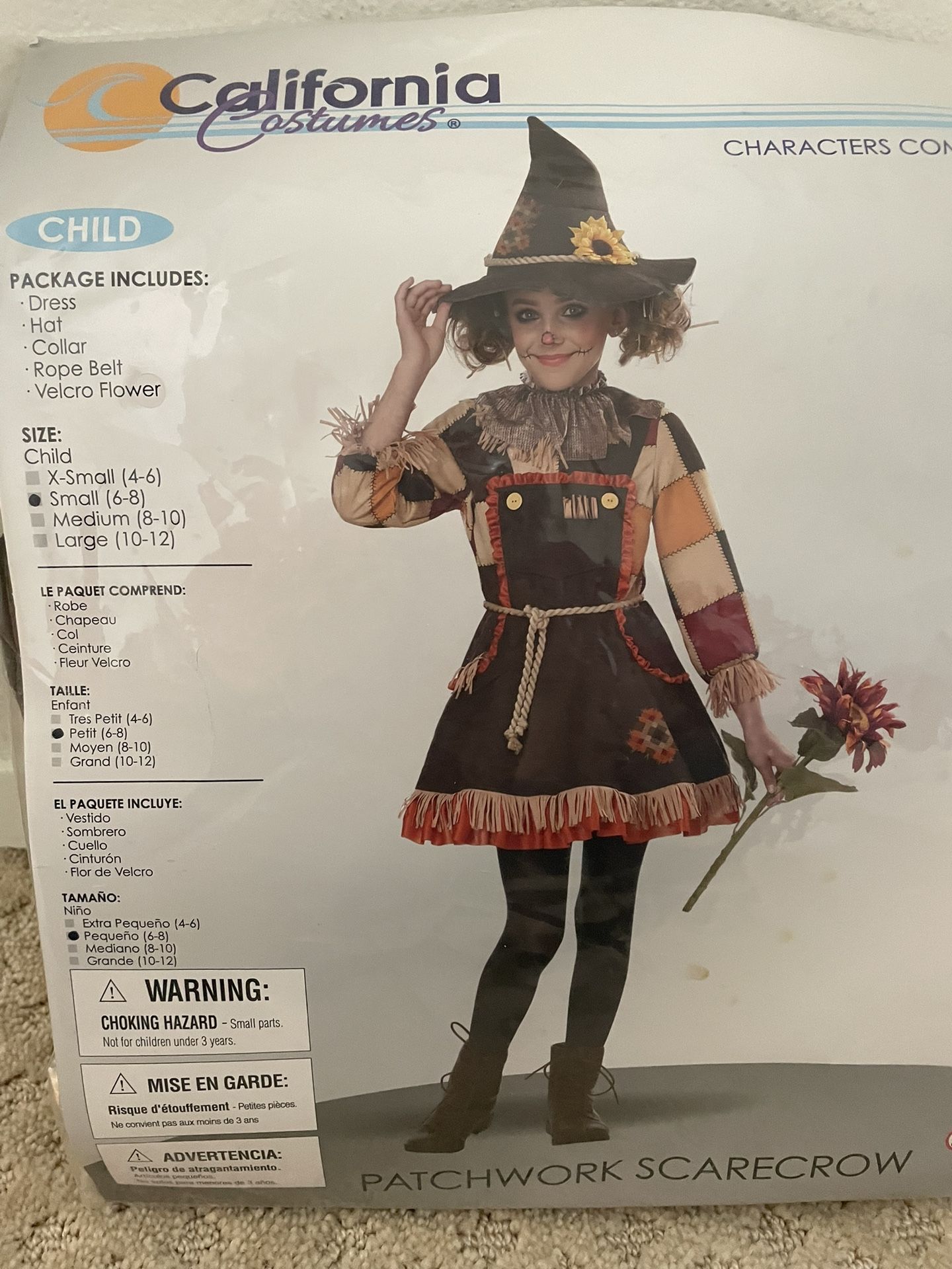 Scarecrow Costume Child Small