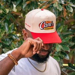 New Authentic Cane's Chicken Fingers Fitted Hats.  (Assorted) o