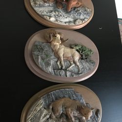 Antique Animal Plaques
