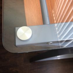 IKEA/ Glass Desk (Mint Condition) Assembled three weeks ago .