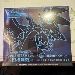 Pokemon TCG Phantasmal Flames Pokemon Center Elite Trainer Box ETB