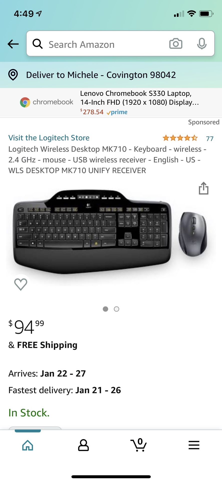 Wireless Keyboard & Mouse