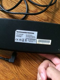 Card scanner for computer
