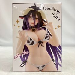Overlord Desktop Cute Figure Albedo Cow Print Swimsuit