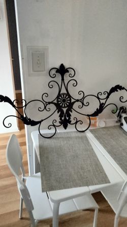 Two Metal Hanging Decor
