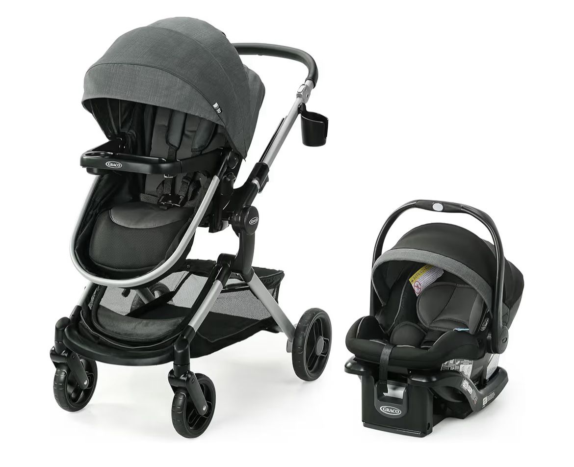 Graco Modes Nest Travel System, 3-in1 Modular Carseat Stroller Combo
