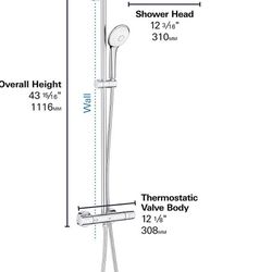 GROHE (contact info removed)0 Euphoria Shower System, 310, Starlight Chrome #567
