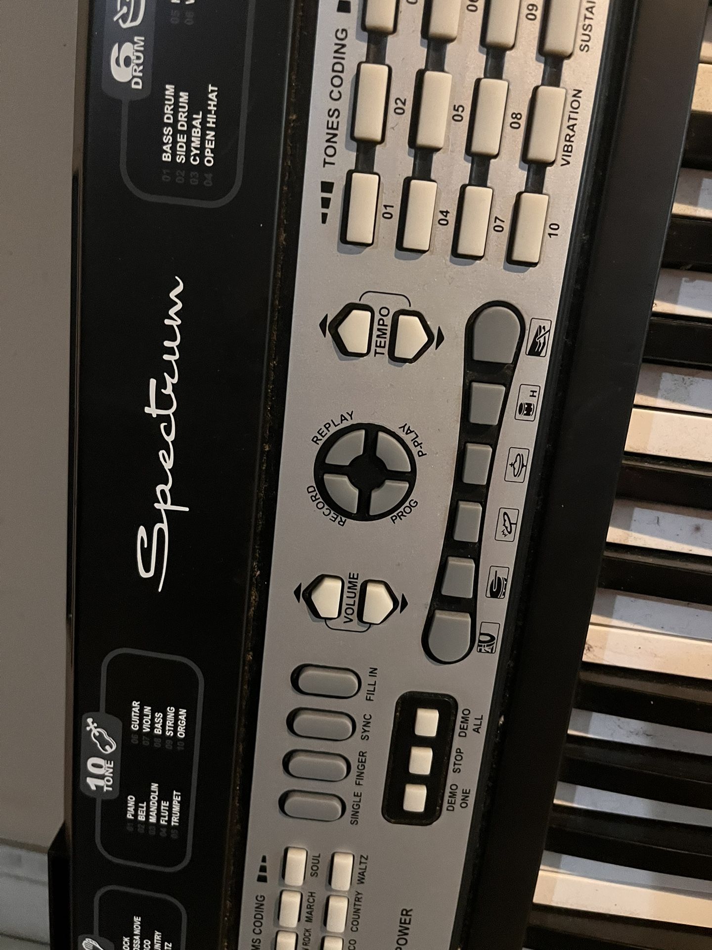 Spectrum Battery/USB Powered Keyboard