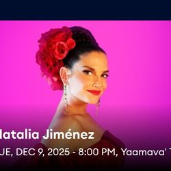 2 Boletos Para Concierto De Natalia Jimenez