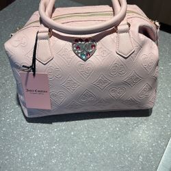 Juicy Couture Satchel Bag Women’s (Pink clay Color)