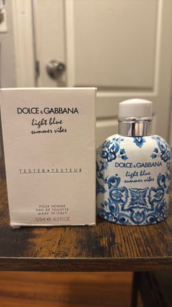 Dolce & Gabbana light blue summer vibes pour homme mens 125 ml eau de toilette cologne spray boxed