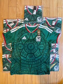 LARGE Mexico Adidas 2026 World Cup National Green Men's Soccer Jersey JL8537
