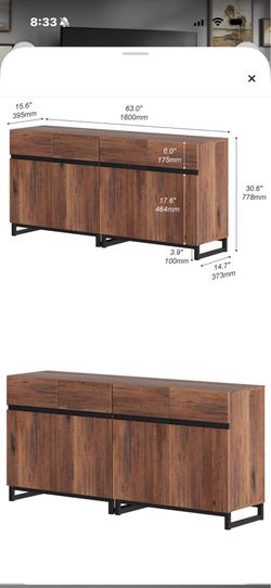BRAND NEW TV STAND ASSEMBLED UP TO 70”