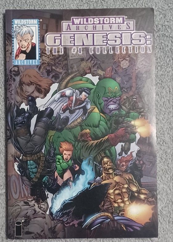 Windstorm Archives Genesis Paperback Comic Book Image Hero Villian