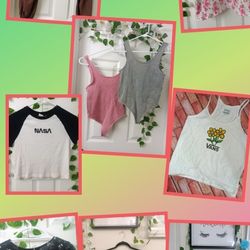 8 Size Small Tanks Blouse Tees