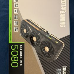 Zotac 5080 Solid. Brand New Sealed 