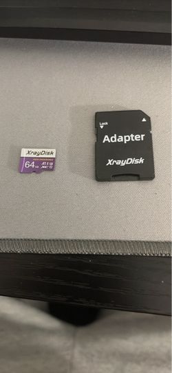 XrayDisk 64GB microSD Card with SD Adapter